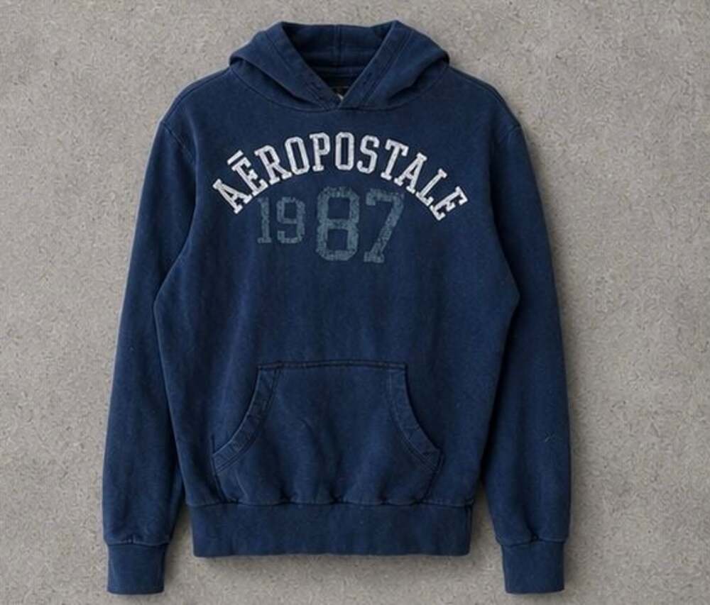 Vintage Aeropostale 1987 Pullover Navy Blue Hoodie